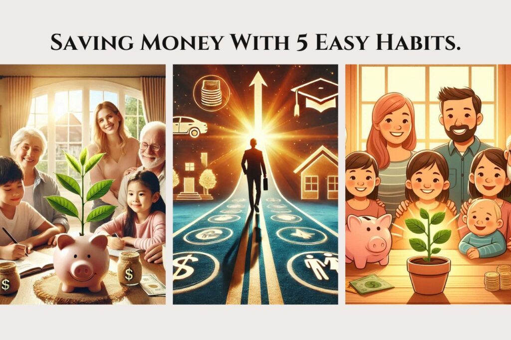 Saving Money With 5 Easy Habits.