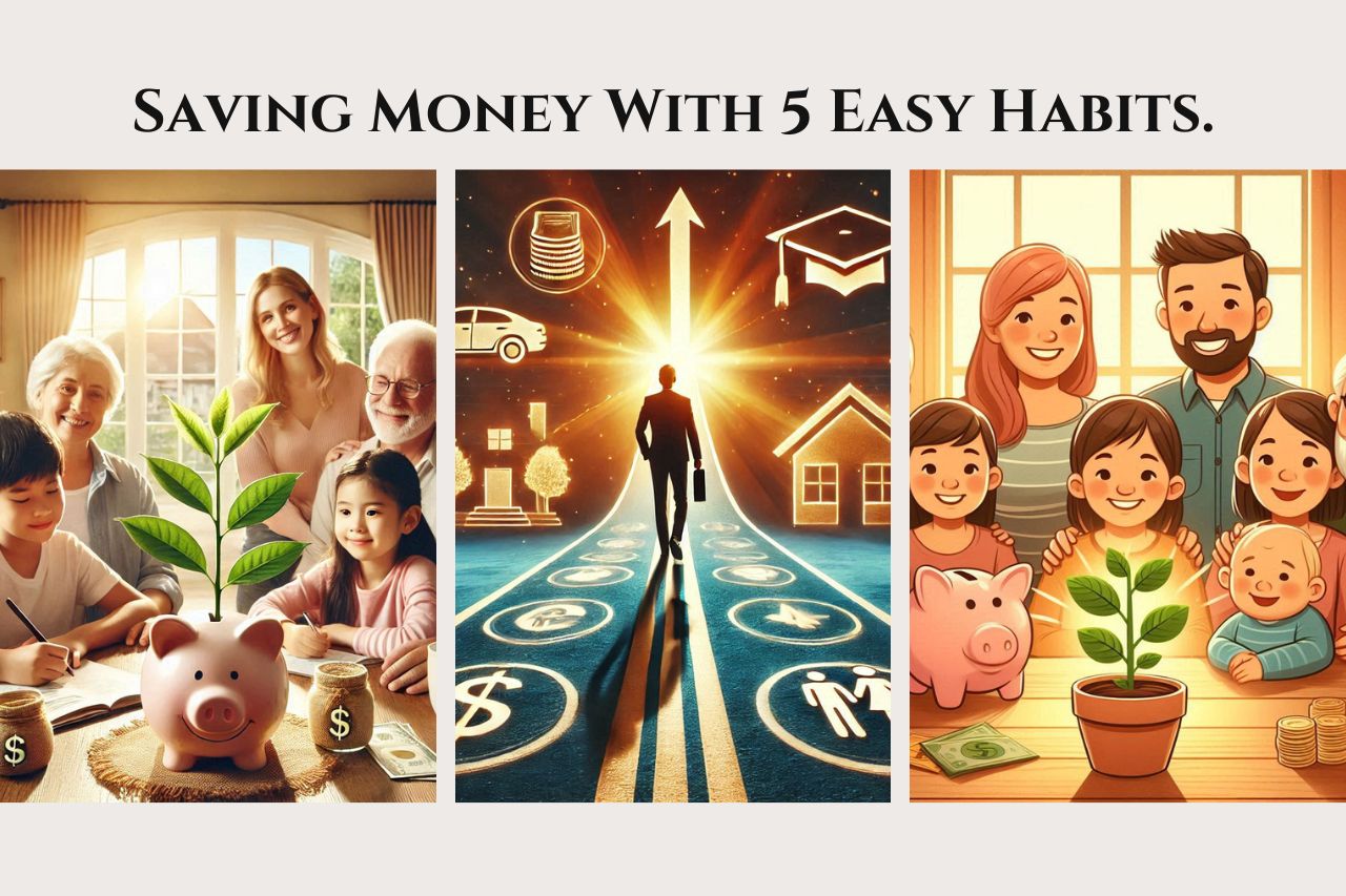 Saving Money With 5 Easy Habits.